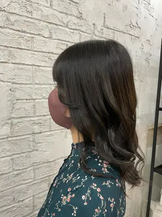 セミロング ブリーチカラーボブ sayo🧸🤎のヘアスタイル