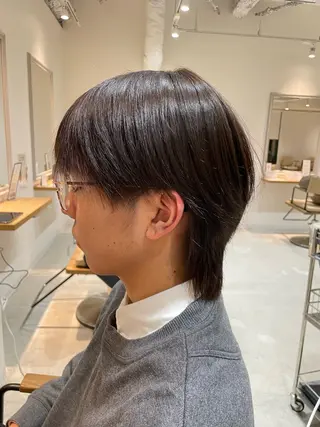 カラー メンズ ✨️ショートカット 石川 潤のヘアスタイル