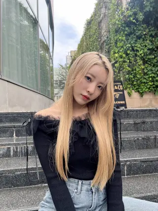 ミディアム カラー 💎透明感カラー特化 💎TAISEIのヘアスタイル