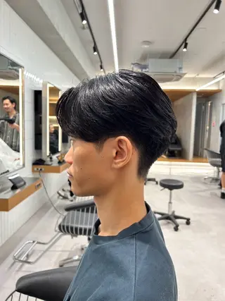 ショート nicoTOKYO 原宿所属・センターパート /メンズ/海野颯生のヘアスタイル