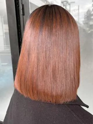 セミロング ハイトーン/韓国風/ 艶髪/吉祥寺のヘアスタイル