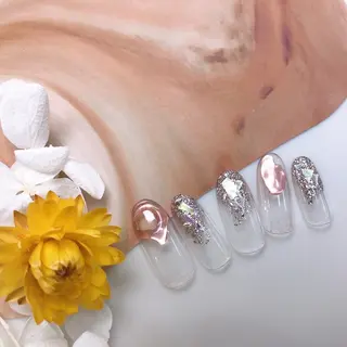 ネイル ⭐︎休業中の練習⭐︎ JNA認定講師髙橋のネイルデザイン