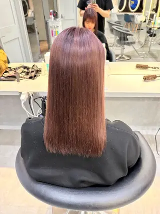 ロング 池袋/似合わせ/縮毛 髪質改善【ugen】のヘアスタイル