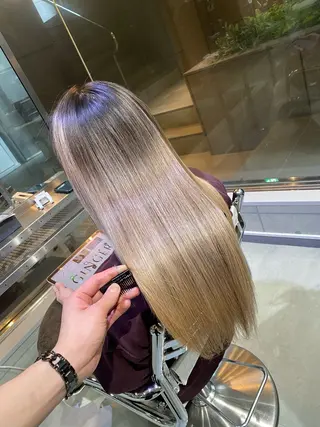 セミロング GINGER所属・GINGER yohのヘアスタイル