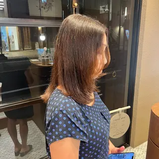 ミディアム Wカラー🐾 ハルナのヘアスタイル