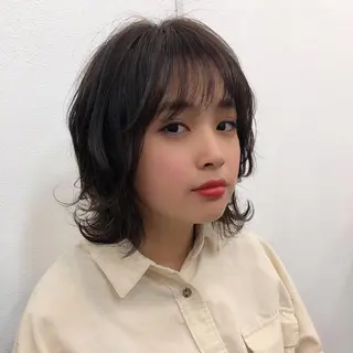 ショート カラー パーマ ツヤ美髪💐 髪質改善/高山愛来のヘアスタイル