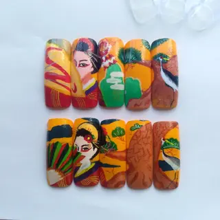 ネイル 束感まつぱ🥑🤍 NATUKI🤍のマツエク・マツパデザイン