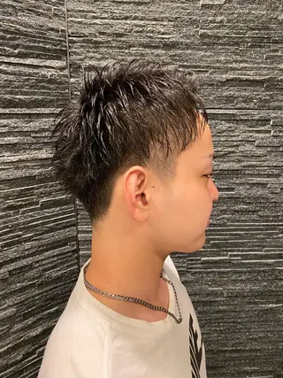 ショート メンズ 山田 哲平のヘアスタイル