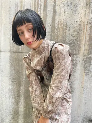 ショート ショート/ボブ/ 心斎橋/宮脇美奈のヘアスタイル