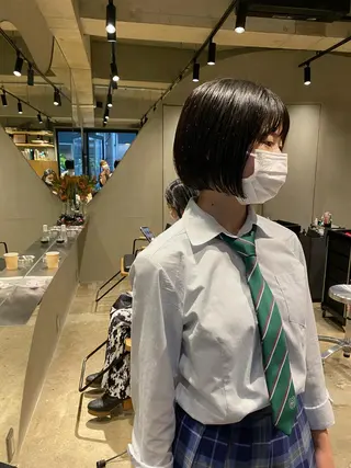 ショート hemm,hemm.所属・ショート・ボブ MIKUのヘアスタイル