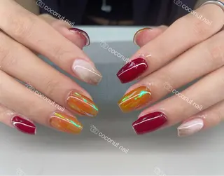 ネイル 神田 ココナッツのネイルデザイン