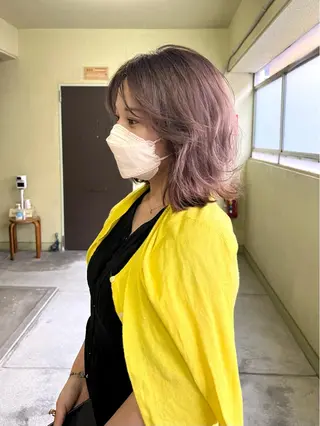 ショート こだわりのレイヤー /透明感カラーのヘアスタイル