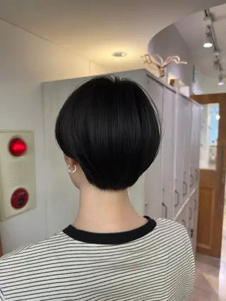ショート 縮毛矯正/ボブ/ 渋谷/表参道/星優斗のヘアスタイル