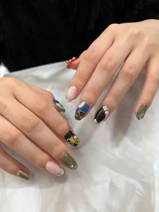 ネイル 城東区ネイルサロン carpediemのネイルデザイン