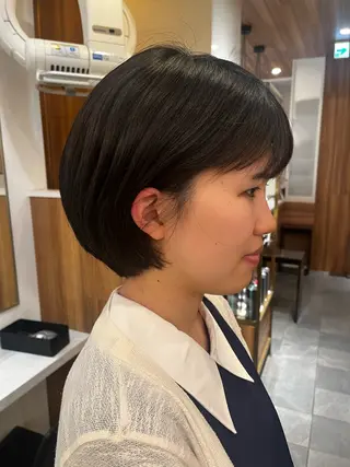 ショート 田内 満里奈のヘアスタイル