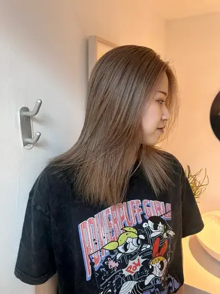 カラー VISION   aoyama所属・かがやしづ ⭐️ハイトーンのヘアスタイル