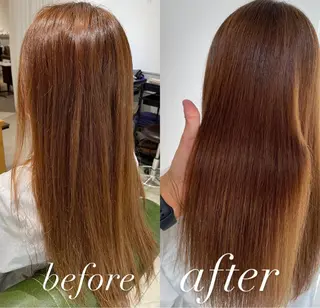 ロング カラー パーマ eins.hair所属・過去一の柔髪ヘア 🌿einshairのヘアスタイル