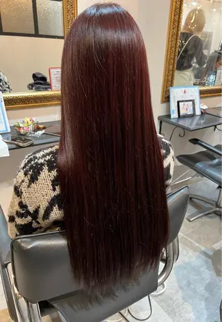 ロング カラー N°jillva 𝑘𝑎𝑟𝑖𝑛のヘアスタイル