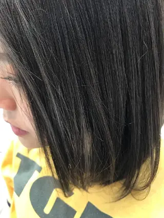 ミディアム カラー クリスタルマジック hair &　eyeのヘアスタイル