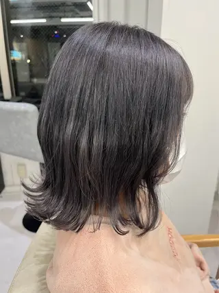 ミディアム カットモデル/ 吉本　彩夏のヘアスタイル