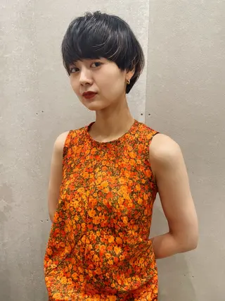 ショート カラー センスをお届けします 大谷将生INFPのヘアスタイル