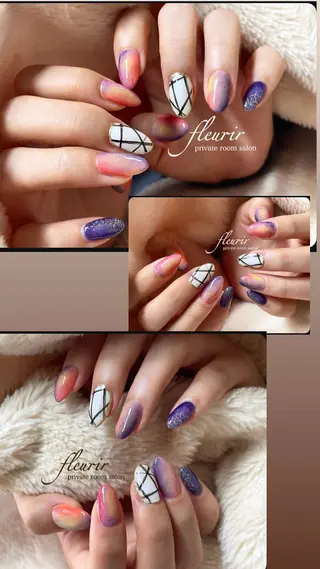 ネイル フルリール 【プライベートサロンのネイルデザイン