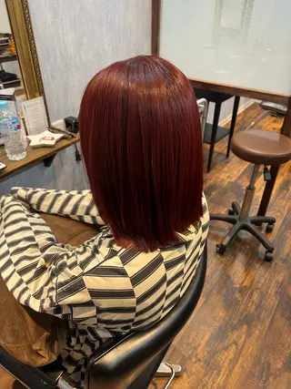 カラー ホッチ・美髪矯正✂︎ 髪質改善tr✂︎のヘアスタイル