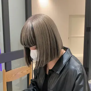 ミディアム カラー サロウィン(SALOWIN)原宿iori店所属・れい🫧 ハイトーン特化のヘアスタイル