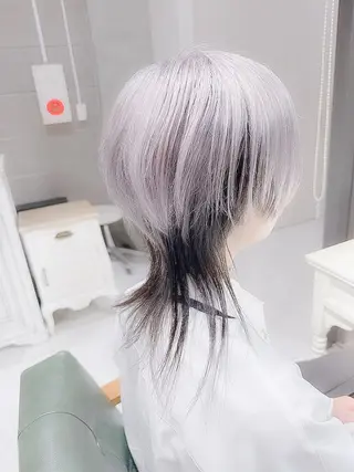 ショート カラー モテ髪透明感❤️ デイズヘアカラーのヘアスタイル