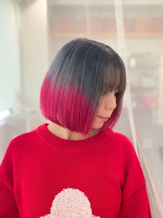 ショート カラー GaKu/ハイトーン /ブリーチ/レイヤーのヘアスタイル