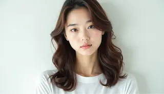 セミロング 前山未依亜 マエヤマミイアのヘアスタイル