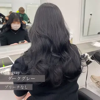 ロング カラー NAMI🤎ブラウン &ミルクティー🤍のヘアスタイル