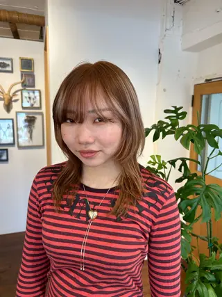 ロング カラー UNU【ユヌ】所属・＊UNU＊ RICOのヘアスタイル