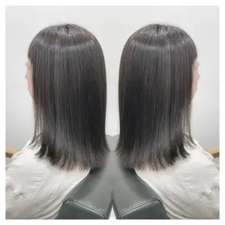 ミディアム カラー 村山 茉衣のヘアスタイル