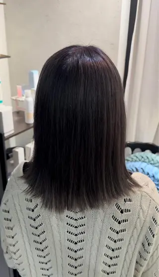 セミロング JOS所属・上野/エフェクトブリ ーチ✂︎touiのヘアスタイル