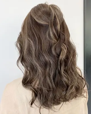 セミロング カラー パーマ ヘアアレンジ キッズ hair  mode RITZ所属・★ 里奈★のヘアスタイル