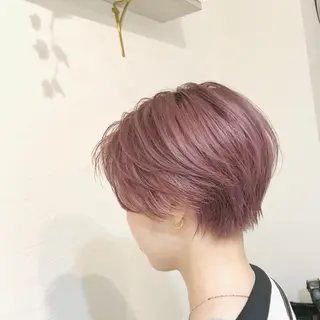 ショート カラー 山崎 俊介のヘアスタイル