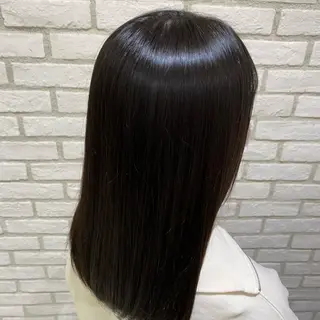 セミロング 藤井 花梨のヘアスタイル