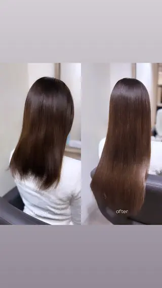 セミロング LARME りほのヘアスタイル