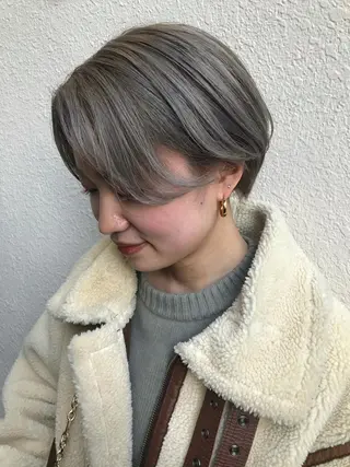 ショート カラー 三橋 和希のヘアスタイル
