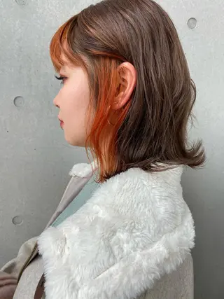 ミディアム カラー lot所属・🪄 maasa🪄のヘアスタイル