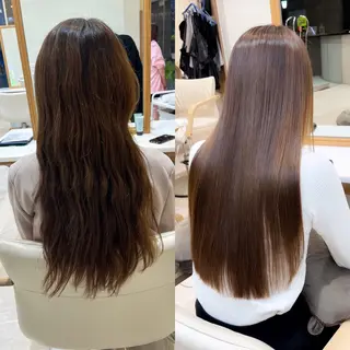 ロング ミタニ/髪質改善 /レイヤーカットのヘアスタイル