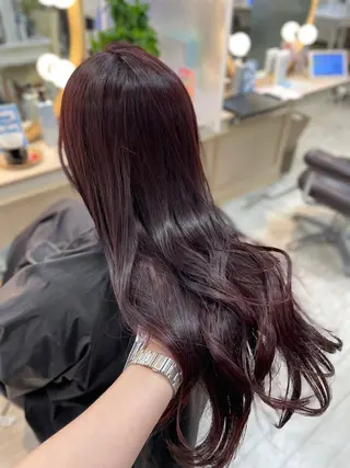 ロング カラー KEEN.所属・新百合ヶ丘/韓国ヘア /レイヤー/RENAのヘアスタイル