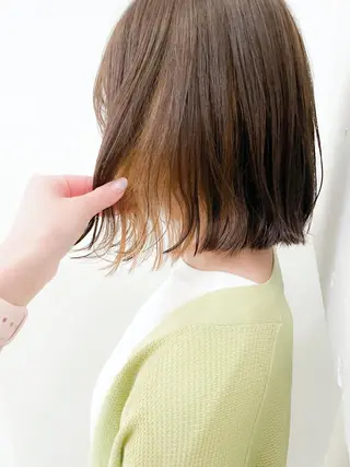 セミロング カラー ✨カラー支持No.1 🧸ワキ カナコ🧸のヘアスタイル