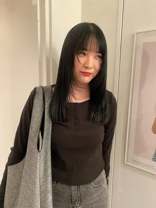 セミロング カラー riria/ボブ /ブラウンカラー🎀のヘアスタイル