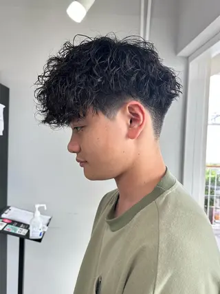 ミディアム パーマ メンズ メンズ似合わせ🪞 副店長 kotoriのヘアスタイル