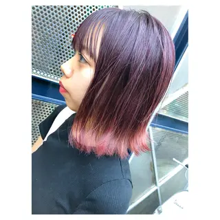 ミディアム カラー センスをお届けします 大谷将生INFPのヘアスタイル