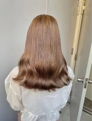 ロング カラー ベージュカラー💖 やすひろのヘアスタイル