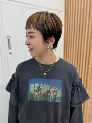 ショート gotoday shaire salon 神戸三宮所属・ショート/パーマ/ MIOのヘアスタイル