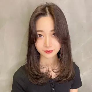 ロング 🌟韓国風レイヤー 🌟さやかのヘアスタイル